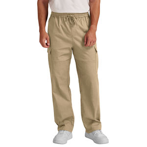Wholesale Custom Design Casual Gym Running Sports Straight Baggy Jogger Track <b>Pants</b> Washed Loose Khaki <b>Cargo</b> Men's <b>Pants</b> - Product Image 3