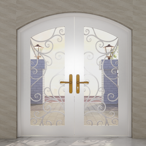 Mejore la seguridad de su hogar con puertas de hierro duraderas: elegantes puertas de entrada principal para proteger su propiedad y a sus seres queridos - Product Image 3