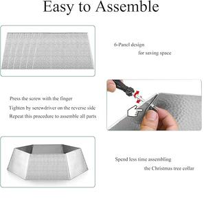 Hexagon Classy Designed Metal <b>Christmas</b> Tree Collar High Demanding For Artificial <b>Christmas</b> Tree Holiday & Home Decoration - Product Image 2