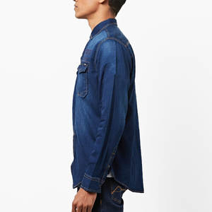 Camisa Vaquera para Hombre, Diseño Personalizado 2025, Estilo Casual Vintage, 100% Algodón, Marca Privada, Logotipo Personalizado, Todas las Tallas - Product Image 2