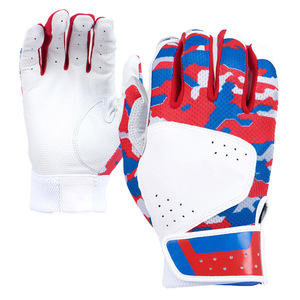 Gants de frappeur de baseball à doigts complets haute performance Gants de sport de plein air en cuir souple avec logo personnalisé pour hommes - Product Image 1