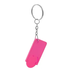 Portachiavi Personalizzato in Plastica Beka con Token, Gadget Personalizzabili - Product Image 1