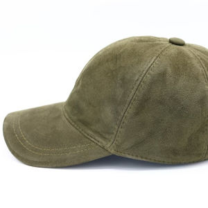Gorra de béisbol de cuero genuino para hombre, gorro de béisbol de cuero genuino, lavado con agua caliente, venta al por mayor, LC-0018 - Product Image 1