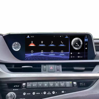 Autoradio Android 13 8 cœurs, écran 12,3 pouces, GPS, navigation, lecteur multimédia DVD pour Lexus ES Series ES300H 2018-2021