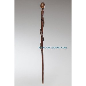 Bastón moderno de madera de bambú hecho a mano de Color marrón oscuro, tendencia, recién llegado, bastones decorativos clásicos para el hogar a la venta - Product Image 1