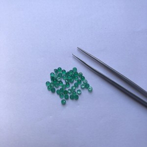 Piedra de ónix verde Natural de 2mm y 4mm, cabujón redondo liso, piedra suelta para hacer joyas, hecho a mano para mujer, Nueva joyería personalizada - Product Image 2