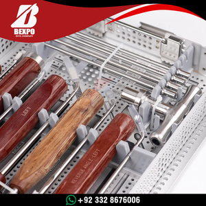 Juego de instrumentos de alta calidad para fusión intervertebral lumbar transforaminal manual de clase I, jaula de fusión PEEK TLIF y jaula cervical anterior - Product Image 5