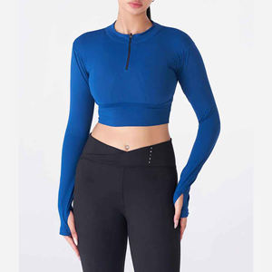 เสื้อครอปสตรีน้ำหนักเบาดีไซน์สวยไม่ยับ - Product Image 6