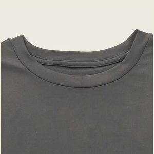 Femmes T Shirt Manches Courtes Regular Fit Solid High Stretch Casual Crew Neck Eco-Friendly Breathable Summer Top Wholesale Vietnam - Product Image 3