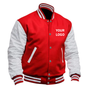 Top Design Letterman Veste Imprimé Personnalisé Hommes Varsity College Vestes Lycée Respirant Varsity Jacket - Product Image 4