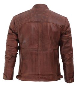 Chaqueta de Motociclismo de Cuero PU Impermeable, Cortavientos, Transpirable y Resistente al Fuego para Todas las Estaciones, Carreras de Motocross - Product Image 5