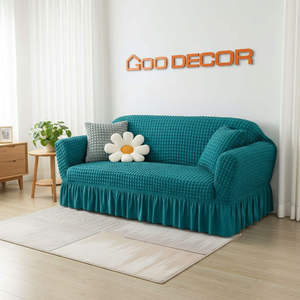Funda de Sofá Elástica Lavable con Patrón Sólido para Decoración del Hogar, OEM/ODM, con Logotipo Personalizado en el Embalaje - Product Image 6