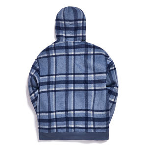 Sudadera con capucha de tela cálida para hombre de invierno con bolsillos laterales con cremallera y capucha con cordón ajustable para un almacenamiento seguro y un ajuste personalizado - Product Image 5
