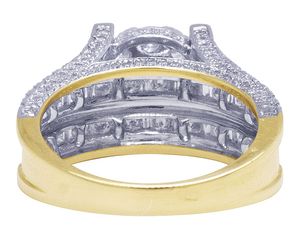 Bague de fiançailles de luxe pour femme en argent S925 avec moissanite et diamants ronds sertis, idéale pour toutes les occasions - Product Image 5