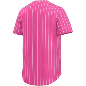 เสื้อเจอร์ซีย์แขนสั้นแบบคลาสสิกเสื้อกีฬาแบบมีกระดุมด้านหน้าผ้าตาข่ายซับเหงื่อสำหรับวัยรุ่นออกแบบโลโก้ได้ตามต้องการ - Product Image 3