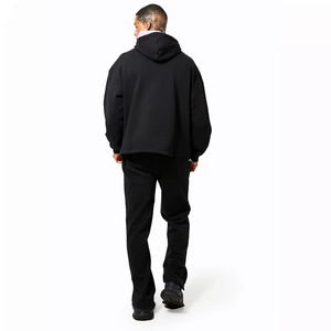 Conjunto Deportivo para Hombre, Sudadera con Capucha y Pantalones Deportivos con Estampado Personalizado, Lavado Ácido, Pantalones Deportivos Acampanados, Conjunto de Dos Piezas - Product Image 3