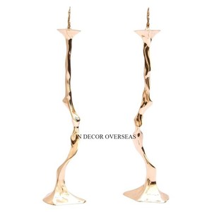 Portavelas de Metal con revestimiento de polvo de Color negro de diseñador inspirado en arte rústico Vintage y vidrio transparente, suministro de accesorios de iluminación - Product Image 2