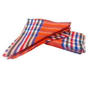 Juego de servilletas de mesa de lino y algodón con compromiso de calidad 100% personalizables para mesas de cena de restaurante de fiesta de boda - Product Image 5