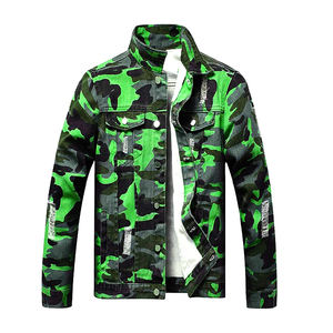 เสื้อแจ็กเก็ตยีนส์สำหรับผู้ชายเสื้อแจ็กเก็ตยีนส์สำหรับขับขี่ดีไซน์ตามสั่ง - Product Image 5