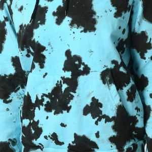 Sweat à capuche en molleton tie-dye brodé pour homme, haute qualité, coupe ample, 100 % coton, fabrication pakistanaise, collection 2024 - Product Image 6