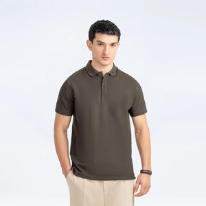 Camiseta Personalizada OEM de Secado Rápido, Camisetas de Golf de Manga Corta, Ropa, Camisetas Polo para Hombre, Ajuste Entallado, Manga Corta con Botones - Product Image 1