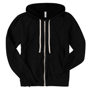 Sudadera Ligera con Capucha y Cremallera para Hombre, Sudadera Informal de Algodón con Cremallera Completa, Sudadera Suave de Manga Larga con Cremallera, Sudadera de Mezcla Triple - Product Image 3