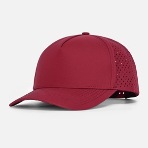 Gorra de Béisbol de Alta Calidad, 5 Paneles, Impermeable, Perforada con Láser, Logotipo Personalizado, Secado Rápido, Múltiples Colores - Product Image 3