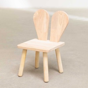 Preciosas Sillas Infantiles de Madera Natural Arcoíris, Silla de Madera Natural para Niños para Comedor, Dormitorio, Hogar, Fiestas y Eventos - Product Image 6
