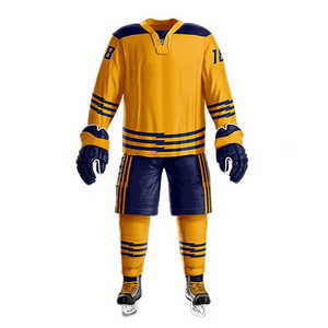 Uniforme de Hockey sobre Hielo 100% Poliéster en Existencia, Precio Económico, Talla Adulto, Ropa de Equipo, Uniforme de Hockey sobre Hielo para Hombre - Product Image 5