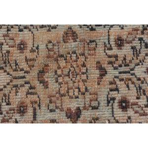 Tapis en Laine Vintage Orange Beige 5.7X8.7 ft Fait à la Main Style Tabriz Peluche Pile Rectangulaire Patchwork pour Chambre à Coucher Latex Turc - Product Image 5