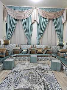 Sofá estilo Majlis árabe, diseño clásico, elegante conjunto para sala de estar, asientos de esquina de lujo, diseño que ahorra espacio - Product Image 5