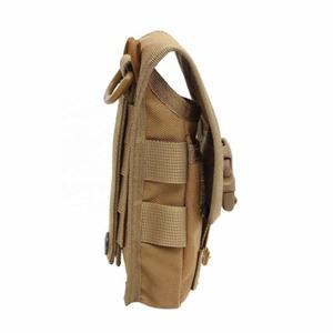 Tactical Molle Eco-Friendly Double Sided Breathable Polyester/Nylon Mobile Phone Pouch with Double Layer Belt <b>Clip</b> - Product Image 3
