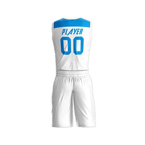 Uniforme de baloncesto de sublimación de poliéster OEM de la mejor calidad conjunto transpirable de secado rápido para adultos jóvenes logotipo personalizado nuevo de talla grande - Product Image 3