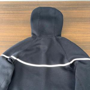 25 nouveau hiver solide sport à capuche veste pull couche d'air Spandex/Polyester fermeture éclair respirant léger adhésif veste - Product Image 2