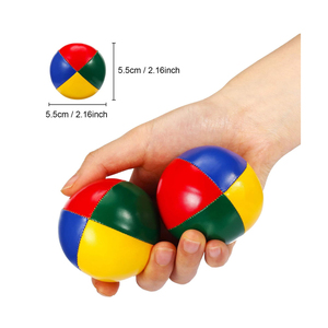 Bolas de malabares para niños y niñas, Kit de malabares para principiantes, suaves, fáciles, Multicolor, duraderas, gran oferta - Product Image 4