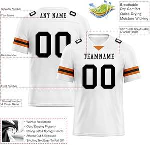 Camiseta de fútbol profesional Diseño personalizado Sublimado Durable Ajuste cómodo Ideal para equipos Clubes Marcas deportivas - Product Image 2