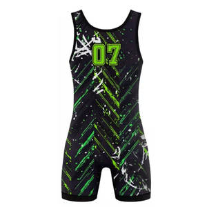 2025 maillots de lutte sublimés personnalisés de haute qualité - Product Image 2