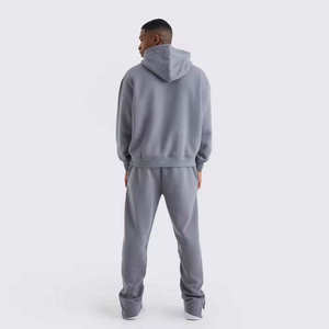 Ensemble décontracté surdimensionné de haute qualité en gros, jogging personnalisé, survêtement d'entraînement unisexe, sweat-shirt - Product Image 2