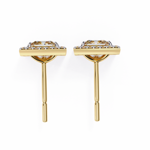 Boucles d'oreilles en or 18 carats avec diamants de laboratoire pour femmes, design unique, fiançailles, mariage, bijoux fins, certifiés IGI, luxe, premium, élégants - Product Image 5