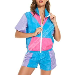 Custom Windbreaker Jacket And <b>Shorts</b> top fashion Windbreaker Jacket And <b>Shorts</b> new style Windbreaker Women Tracksuits - Product Image 1