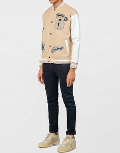 Veste brodée en chenille de qualité supérieure veste Letterman avec logo personnalisé manteau de baseball streetwear veste bombardier universitaire pour hommes - Product Image 2