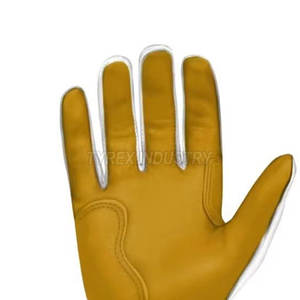 Baseball Batting Gloves Bruce <b>Bolt</b> style Pro Style Leather Feel Durable Grip for Practice and Match Use - Product Image 6