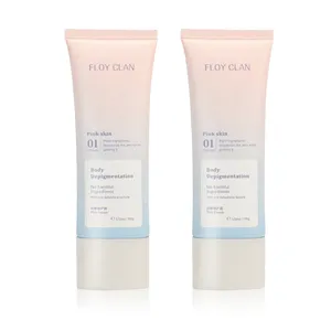 50Ml 80Ml Crème Platte Ovale Buis Zonnebrandcrème Gezichtslotion Cosmetische Buis Plastic Verpakking Op Maat Gemaakte Gezichtswas Huidverzorgingsbuis Cn; Gua