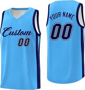 Vente en gros de maillots de basket-ball pour hommes uniformes d'équipe personnalisés impression par sublimation tissu maillé respirant fournisseur OEM offres en gros - Product Image 1