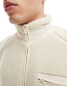 Sudaderas con capucha para hombre, abrigo de invierno, forro polar 100% algodón, forro polar de Color sólido, chaqueta térmica con cremallera, chaqueta de piel de Sherpa personalizada - Product Image 4