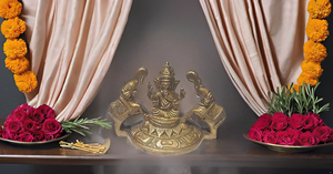รูปปั้นรูปพระพิฆเนศทำจากทองเหลืองดีไซน์ทันสมัยเป็นมิตรกับสิ่งแวดล้อมสำหรับตกแต่งผนังประตูของขวัญสำหรับงานแต่งงานวันเกิดเทศกาลอีสเตอร์ - Product Image 6