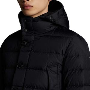 Parka con Cuello de piel para hombre, chaqueta cálida de invierno con plumas hinchables - Product Image 2