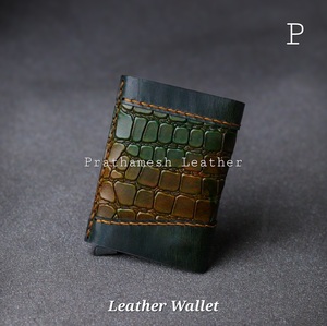 Portefeuille en cuir de luxe pour hommes Prix de gros sécurisé Portefeuilles classiques fabriqués à la main Usage professionnel Élégant Portefeuille en cuir pour hommes - Product Image 6