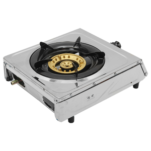 Estufa de <span class=keywords><strong>Gas</strong></span> <span class=keywords><strong>propano</strong></span> de acero inoxidable de 9.800 BTU, Encendido automático para cocina, acampar al aire libre, RV, apartamentos, instalación de mesa de Hotel - Product Image 1