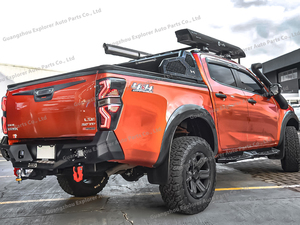 Marchepieds noirs et rouges de haute qualité Hamer Steps pour Dmax 2012-2019 2021-2024, marchepieds latéraux pour accessoires Dmax - Product Image 5